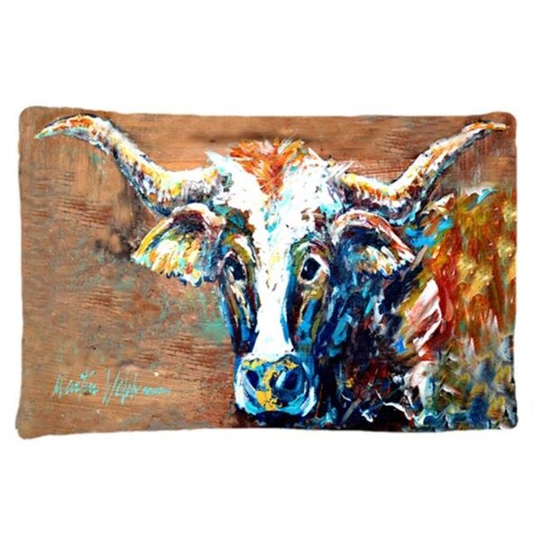 Carolines Treasures Carolines Treasures MW1165PILLOWCASE On The Loose Brown Cow Moisture Wicking Fabric Standard Pillowcase MW1165PILLOWCASE - main